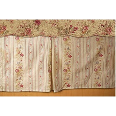 Greenland Home Bettrock für Doppelbett, Antik-Optik