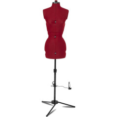 Adjustoform Supa Fit 8 Piece Dress Small Cherry Red Adjustable Dress Shape (Dress Size 10-16)