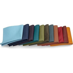 Leather Pieces – Various Leather Bundles in Various Colours Leather Cut Extra Large Pieces High Quality for Sewing, Leather Working, Crafts, Covering, Decoration, 1 kg – Min. DIN A5