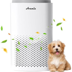 Avamia Air Purifier for Large Rooms and Bedrooms up to 168 ㎡, with Laser Air Quality Sensor & Sleep Mode and Timer, H14 HEPA Air Purifier Removes Dust, Smoke, Pet Hair, Odours and Pollen
