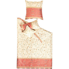 Bassetti Oplontis V8 9237219 Bed Linen Satin 220 x 155 x 0.5 cm, Red