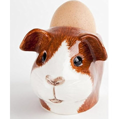 Quail Ceramics – Guinea Pig Face Eierbecher – Dutch (braun & weiß)