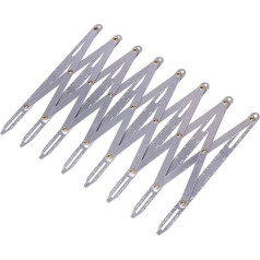 Haosie Aluminum Sewing Gauge, Expandable Sewing Gauge, Button Guide Gauge, Multifunctional DIY Curtain Accessories, Household