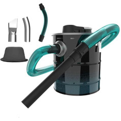 Cecotec Ash Vacuum Cleaner 20L Conga Ash 4000 Home. 1200 W Power, Suction Power 18 kPa, Metal-Coated Hose, Metal Mesh Filter, 38 mm Nozzle