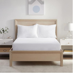 SERTA Power Chill Soft Comfort Stain Resistant Waterproof Mattress Protector with 15