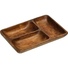 Kora Servierplatte, 3-teilig, Akazienholz