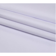 DHS DHS 100% Cotton Plain White Fabric for Arts and Crafts Dressmaking Quilting Sewing Bedding Pillow Cases Bunting - 150cm Extra Wide by DHS (10 Metres)