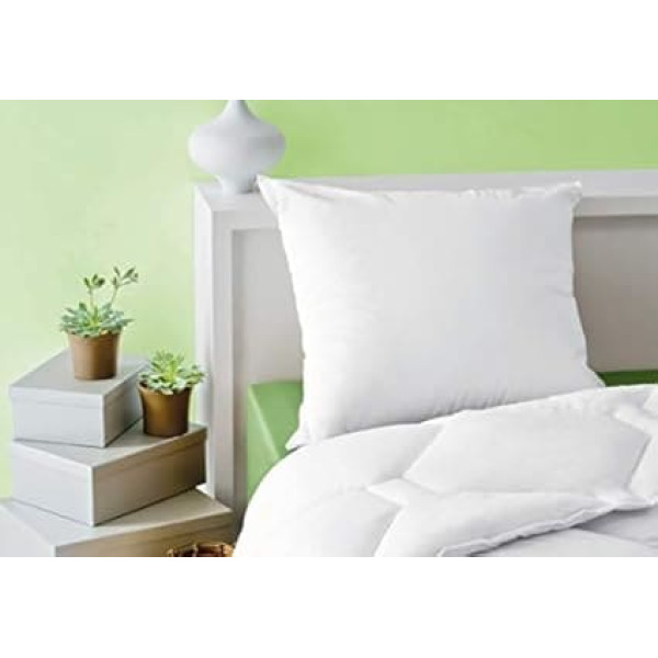 Abeil 15000000532 Organic Attitude Classic Pillow 60 x 60 cm Organic Cotton White