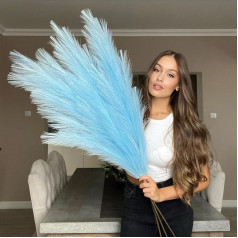 VOULUX Artificial Pampas Grass (Baby Blue)