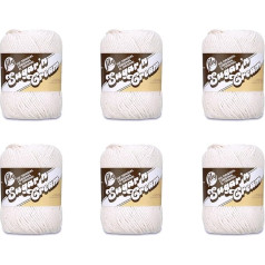Lily Sugar'N Cream Yarn, Pack of 6, Ecru