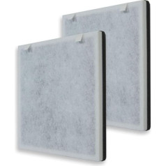 PUREBURG Vital 100 Replacement Filter Compatible with Levoit Vital 100 Air Purifier, Item Number Vital 100-RF, H13 3-Stage Filtration Pack of 2