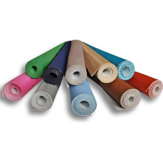 Panini Tessuti 10 Cut Out Soft Faux Leather Stick Mixed Colours 30cm x 70cm Ideal for Homemade, Patchwork, Decorations.