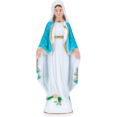 PRETYZOOM Virgin Marie Statue Religious Figure Catholic Mary Mother of God Statue Craft Sculpture Practice Home Office Decoration