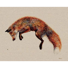 Jane Bannon Felix & The Bee 40 x 50 cm Canvas Print Canvas Print, Multi-Colour, 40 x 50 cm