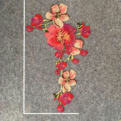 Bestickte Spitze aus Polyester, Verzierung für den Ausschnitt, Applikationen, Besätze zum Nähen, Spitzenstoff, Zubehör für Scrapbooking-YL831-show