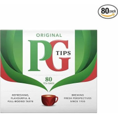 80 Bags PG tips Black Tea 232g