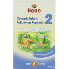 Holle Organic Follow-up Milk 2, Pack of 1 (1 x 600 g)