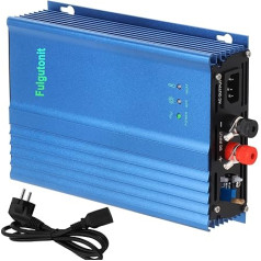 Fulgutonit 500 W Mains Coupled Solar Inverter, Supports 24 V Battery Module & Solar Panel Input, DC26 V-45 V MPPT Pure Sine Wave Output, Adjustable Output Power Grid Tie Inverter