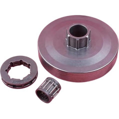 BTFWM Garden Tool Clutch Replacement, Kupplungstrommel .325-7T 19 mm Felgenritzel Nadellager, for chinesische 4500 5200 5800 45 cc 52 cc 58 cc Kettensägen-Ersatzteile