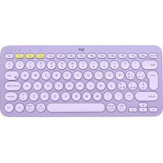 Logitech K380 Multi-Device Bluetooth Wireless Keyboard, Italian QWERTY - Purple