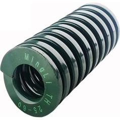 Grüne Druckfeder, Feder für grüne Form, Druckfeder aus legiertem Stahl, schwere Last OD 8 10 12 14 16 18 20 22 25 27 30 35 40 mm Länge 20 mm-100 mm 1 Stück (35 mm (1 Stück), 75 mm