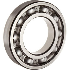 FAG 6216-C3 Deep Groove Ball Bearing, Single Row, Open, Steel Cage, C3 Clearance, Metric, 80mm ID, 140mm OD, 26mm Width, 11000rpm Maximum Rotational Speed, 12400lbf Static Load Capacity, 15800lbf Dynamic Load Capacity