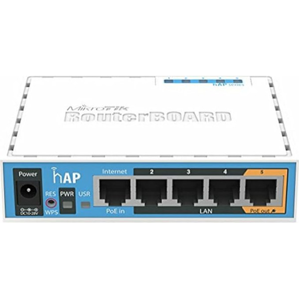 Mikrotik hAP - WLAN access points (6 - 30, USB Type-A, White, QCA9531-BL3A-R)