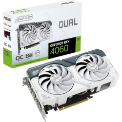 Asus Dual GeForce RTX 4060 OC Edition 8GB GDDR6 / DUAL-RTX4060-O8G-WHITE
