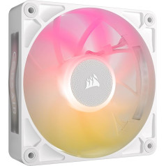 CORSAIR iCUE LINK RX120 MAX RGB 120mm PWM Thick Fan - High Static Pressure - Magnetic Dome Bearing - Single Fan - White