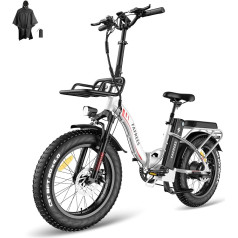 Fafrees E Bike for Men Women, 20 Inch Electric Bicycle Folding Bike with 48 V 22.5 Ah Removable Battery, 4.0 Fat Tyre Mountain E-Bike with 7S Gears, F20 Max