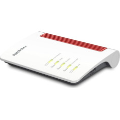 AVM Fritz!Box 4050 WLAN 6 Dual Band Router up to 3,000 Mbit/s, for Operator and ONT Modem 1x Wan Gb, 3x LAN Gb, 1x USB, Access Point, Mesh, DECT, Media Server, VPN, VOIP