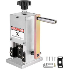 Happybuy Wire Stripping Machine 1.5-25 mm Cable, Multiple Wire Stripper Aluminium Alloy Manual Wire Stripping Machine, Hand Cable Peeling Machine with Stripping Speed for Wire Harness Processing