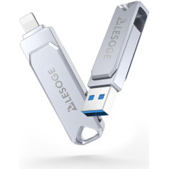 LESOGE Memory Stick 128G 3 in 1 USB Memory Stick for Mobile Phone