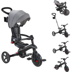 Globber - Explorer 4 in 1 Tricycle - Foldable and Expandable Tricycle for Toddlers from 10 Months to 5 Years