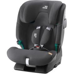 BRITAX RÖMER ADVANSAFIX 2 Z-Line Child Seat for Children from 76 to 150 cm (i-Size) with and without Isofix, 15 Months to 12 Years, Midnight Grey