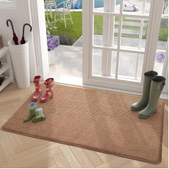 Color&Geometry Non-Slip Indoor Doormat, Machine Washable, Soft and Thin, for Entrance, Hallway, Garden, Kitchen