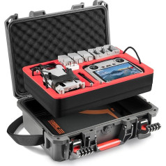 STARTRC Mini 4 Pro Waterproof Hard Case - Secure Carry Case for DJI Mini 4 Pro Fly More Combo Drone Accessories - Robust and Waterproof Storage for DJI RC 2/RC-N2
