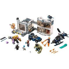 Lego 76131 Super Heroes Marvel Avengers Headquarters Play Set with Thanos and Hulk Figures and Iron Man, Captain Marvel and Nebula Mini Figures.