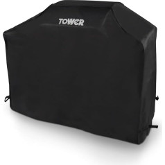 Tower T978525COV Gas Barbecue Cover with Three Burners, Waterproof and Windproof, Black