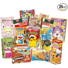 Japanese Candy Box Snacks Candy Jelly Sweets Cracker from Japan with Over 25 Pieces Gift Set Tasting Set