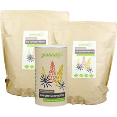 gesundo Organic Lupine Flour - Lupine Protein of White Sweet Lupin - 2.5 kg Bag