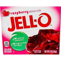 Jell-O Gelatin Dessert Raspberry (Raspberry) 85 g