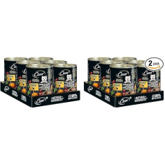 Cesar Adult Natural Goodness Wet Dog Food, 6 x 400 g, Balanced Premium Dog Food Wet, Rich in Chicken, Made with Natural Ingredients (Pack of 2)