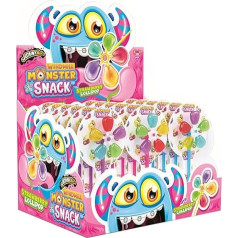 JOHNY BEE® Windmill Monster Snack 5 Coloured Lutcher (Display 30 x 16 g)