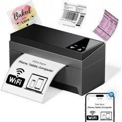 Phomemo WiFi Label Printer DHL Thermal Printer, 249WF Shipping Labels Printer 4 x 6 Label Printer, Shipping Label Printer for Amazon, Ebay,Shopify,Etsy,FedEx,UPS (Dark Grey)