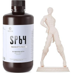 SP64 Standard Pro Resin with Matte Finish and Sharp Detail, 3D Printing Resin with Low Water Absorption, Fine Mounts and Quick Aftertreatment, Easy to Use and Stable (Light Peach 1000