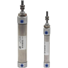 CJ2KB10 CDJ2KB16 Mini Pneumatic Cylinder Double Acting CDJ2KB10-25Z-B CDJ2KB10-50 CDJ2KB16-30 CDJ2KB16-75Z-B CDJ2KB16-100-B Pack of 1 (Hub 10 0 mm) CDJ2KB 16 Bore: 16 mm