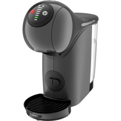 NESCAFÉ Dolce Gusto Genio S by KRUPS, Coffee Capsule Machine, 15 Bar, Ultra Compact, High Pressure, Over 30 Coffee Creations, Selectable Drink Size, Auto Shut-Off, Anthracite, KP243B