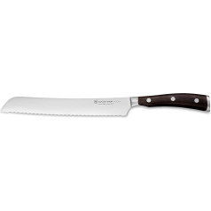 Wüsthof Ham Knife, Forged Double Chopper, Extremely Sharp Meat Knife with Stainless Steel Blade, Grenadill Wood