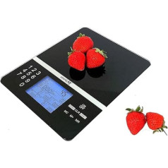 smartLAB diet diet kitchen scales/Nutritional analysis scale for food | Kitchen scale with 999 food codes | Also calculates BE units | Ideal for diabetics